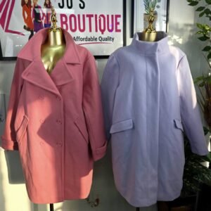 Pastel Wool-Blend Coats