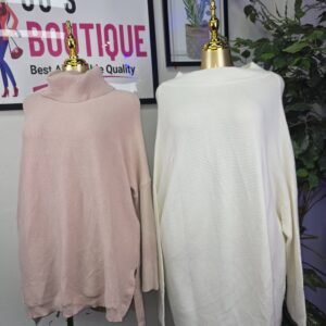 Oversized Cowl-Neck Sweaters