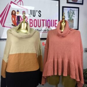 Colorblock and Peplum Sweaters
