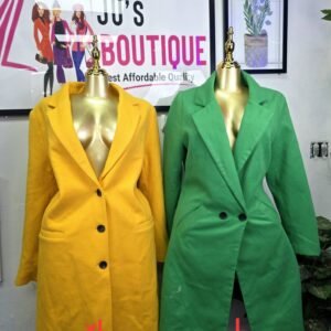 Single-Breasted Statement Coats