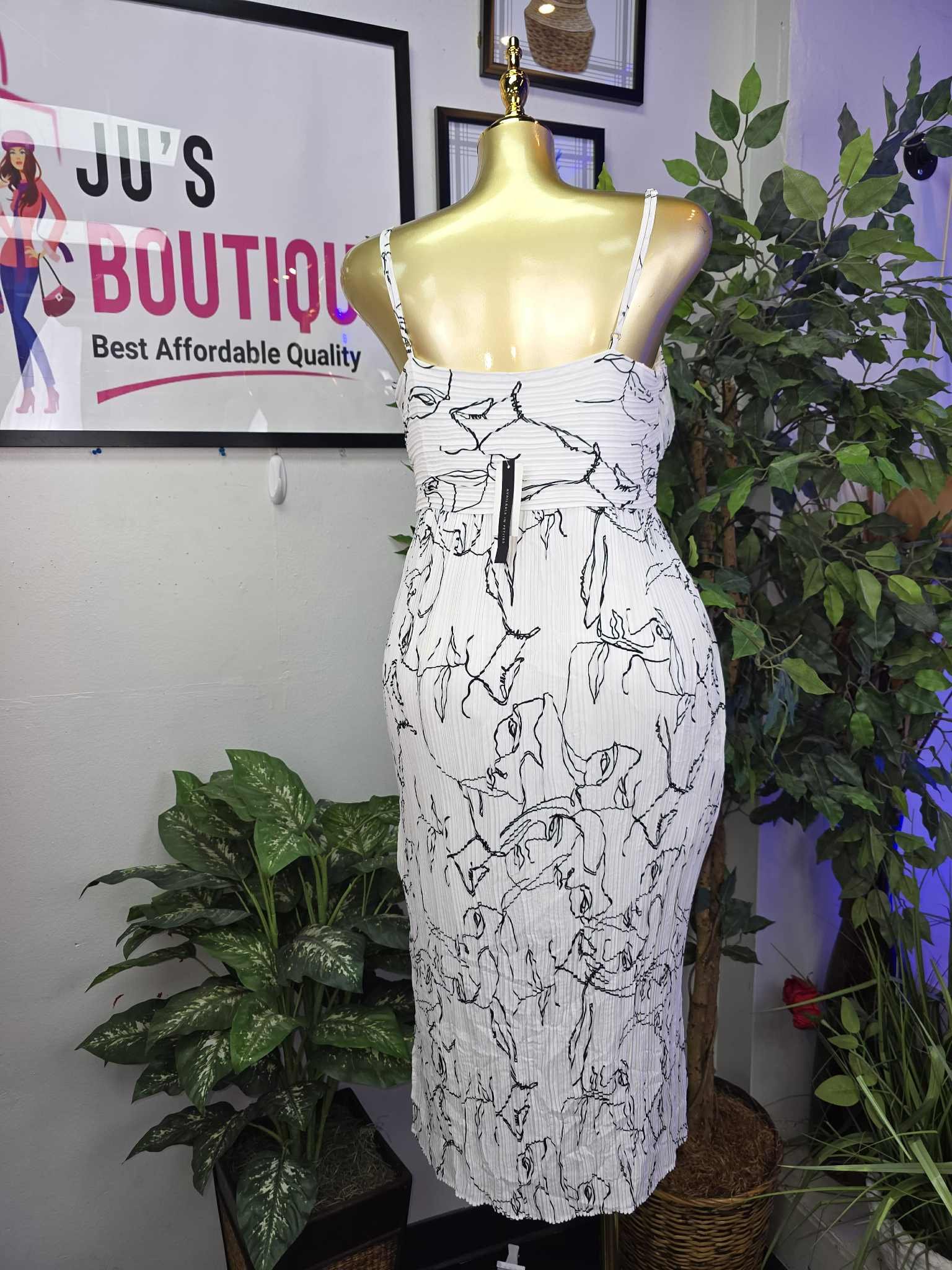 The Modern Art Midi Dress - Image 2